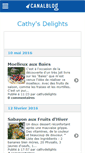Mobile Screenshot of cathysdelights.canalblog.com