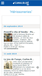 Mobile Screenshot of herissonlecteur.canalblog.com