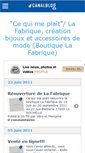 Mobile Screenshot of lafabriquelr.canalblog.com