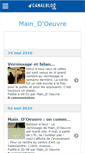 Mobile Screenshot of maindoeuvre.canalblog.com
