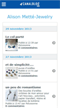 Mobile Screenshot of alisonpolyssonne.canalblog.com