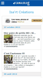 Mobile Screenshot of isartcreafimo.canalblog.com