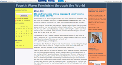 Desktop Screenshot of 4thwavefeminism.canalblog.com