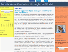 Tablet Screenshot of 4thwavefeminism.canalblog.com