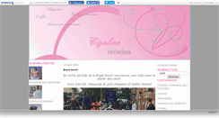 Desktop Screenshot of cigalinecreation.canalblog.com