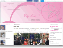 Tablet Screenshot of cigalinecreation.canalblog.com
