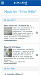 Mobile Screenshot of madebymiliemelo.canalblog.com