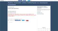 Desktop Screenshot of folkloreorient.canalblog.com