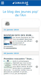 Mobile Screenshot of jeunespopain.canalblog.com