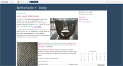 Desktop Screenshot of knitaholicnbaby.canalblog.com