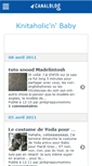 Mobile Screenshot of knitaholicnbaby.canalblog.com