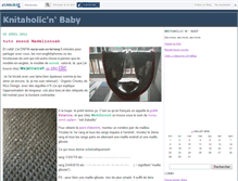 Tablet Screenshot of knitaholicnbaby.canalblog.com