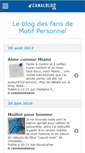 Mobile Screenshot of motifpersonnel.canalblog.com