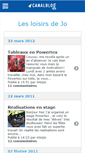 Mobile Screenshot of loisirsdejo.canalblog.com