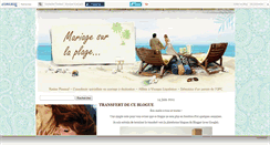 Desktop Screenshot of mariageetplage.canalblog.com