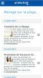 Mobile Screenshot of mariageetplage.canalblog.com