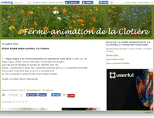 Tablet Screenshot of fermeclotiere.canalblog.com
