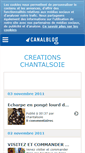 Mobile Screenshot of chantalsoie.canalblog.com