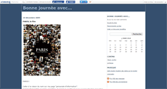Desktop Screenshot of bonnejournee.canalblog.com