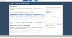 Desktop Screenshot of elanafrique.canalblog.com