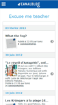 Mobile Screenshot of excusemeteacher.canalblog.com