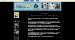 Desktop Screenshot of exigeant.canalblog.com