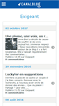 Mobile Screenshot of exigeant.canalblog.com