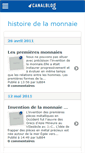 Mobile Screenshot of monnaieenfrance.canalblog.com