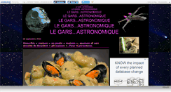 Desktop Screenshot of garsastronomique.canalblog.com
