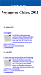 Mobile Screenshot of carolineinchina.canalblog.com
