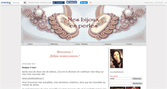 Desktop Screenshot of pivoineperles.canalblog.com
