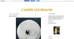 Desktop Screenshot of cahiergourmand.canalblog.com