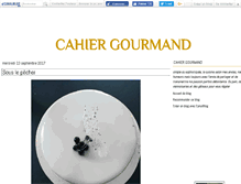 Tablet Screenshot of cahiergourmand.canalblog.com