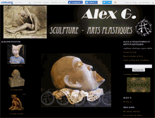 Tablet Screenshot of alexgsculpture.canalblog.com