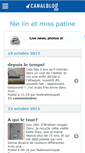 Mobile Screenshot of feelinmisspatine.canalblog.com