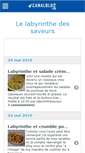 Mobile Screenshot of labyrinthesaveur.canalblog.com