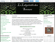 Tablet Screenshot of labyrinthesaveur.canalblog.com