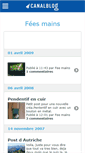 Mobile Screenshot of feemains.canalblog.com