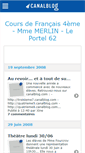 Mobile Screenshot of etudedelalangue.canalblog.com