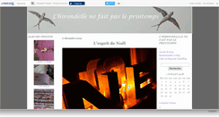 Desktop Screenshot of lhirondellle.canalblog.com