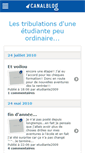 Mobile Screenshot of etudiante2009.canalblog.com