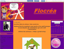 Tablet Screenshot of flocreapassion.canalblog.com