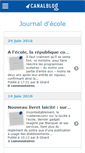Mobile Screenshot of journaldecole.canalblog.com