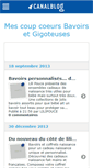 Mobile Screenshot of bavoirgigoteuse.canalblog.com