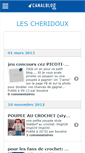 Mobile Screenshot of lescheridoux.canalblog.com