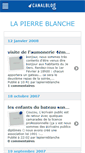 Mobile Screenshot of lapierreblanche.canalblog.com