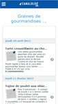 Mobile Screenshot of millesaveurs.canalblog.com