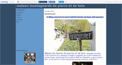 Desktop Screenshot of maisonmontagnard.canalblog.com