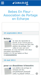 Mobile Screenshot of bebesenfleur.canalblog.com