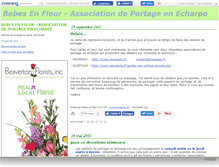 Tablet Screenshot of bebesenfleur.canalblog.com